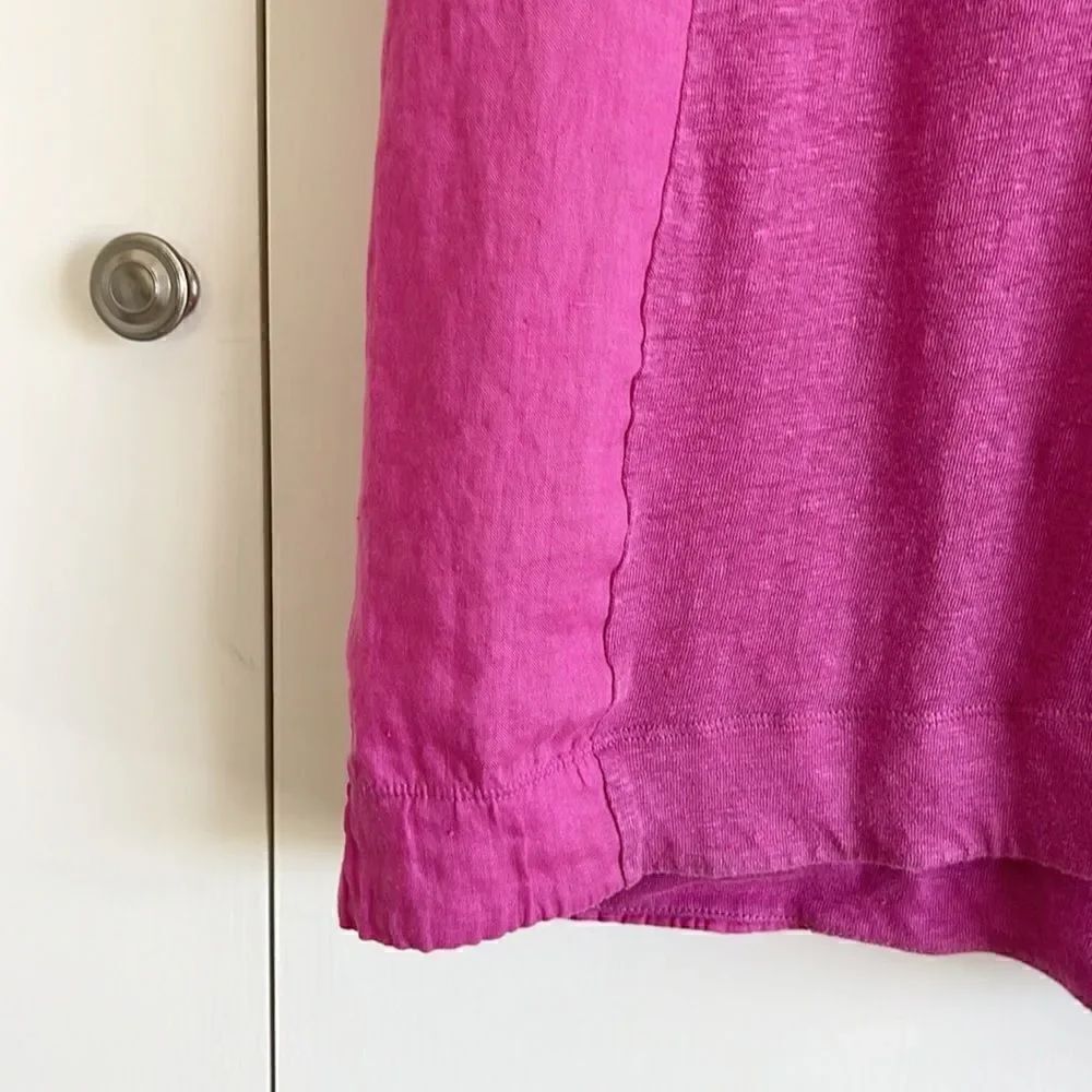 J Jill 100% Linen Side Panel Tank Top - Picture 3 of 7